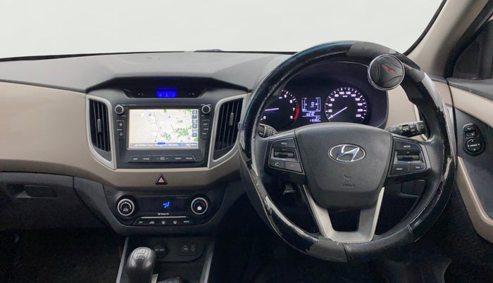 2015 Hyundai Creta  SX 1.6 Petrol , Petrol, Manual, 1,16,376 km, Steering Wheel Close Up