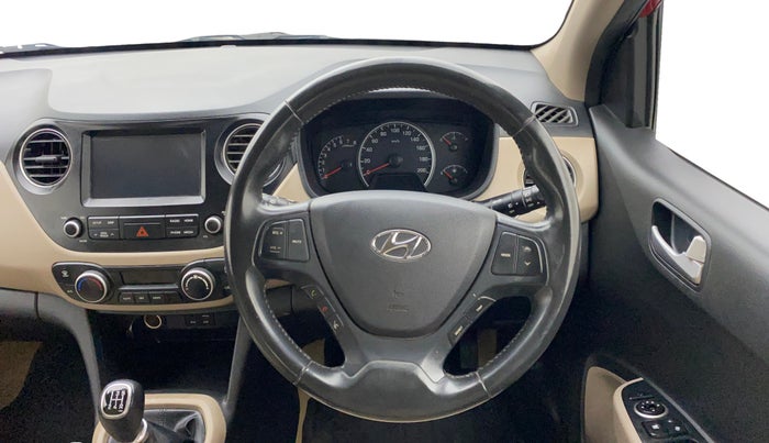 2017 Hyundai Grand i10 ASTA 1.2 KAPPA VTVT, Petrol, Manual, 22,542 km, Steering Wheel Close Up