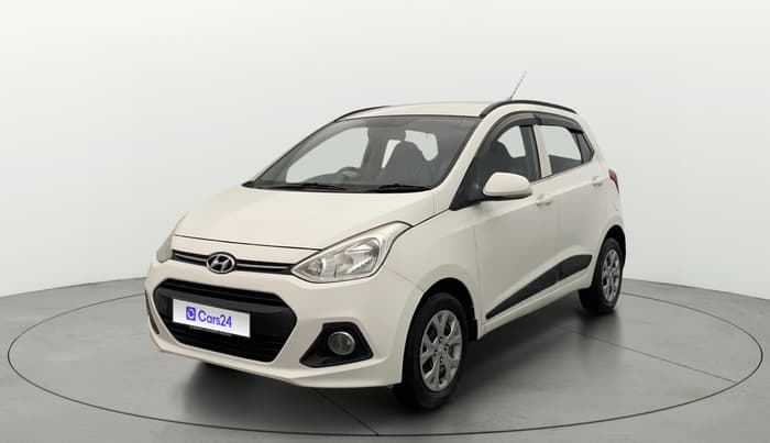 2016 Hyundai Grand i10 SPORTZ 1.2 KAPPA VTVT, Petrol, Manual, 1,31,613 km, Left Front Diagonal