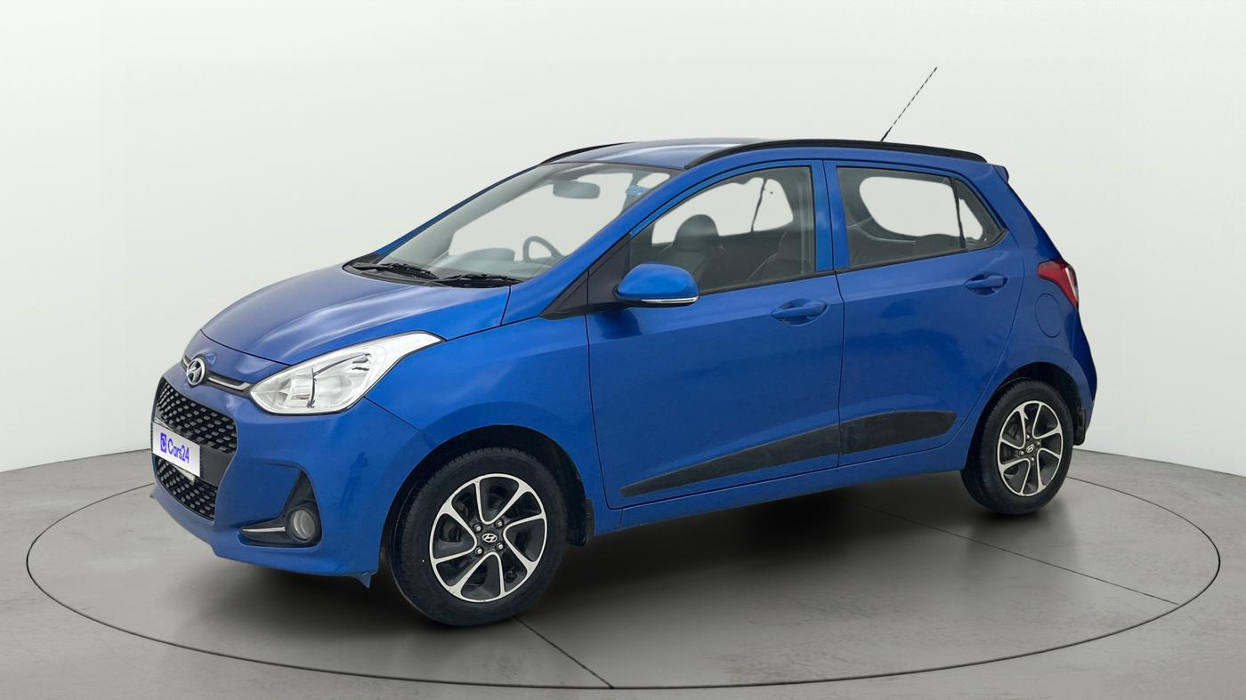 2018 Hyundai Grand i10 SPORTZ AT 1.2 KAPPA VTVT, Petrol, Automatic, 61,935 km, Left Front Diagonal