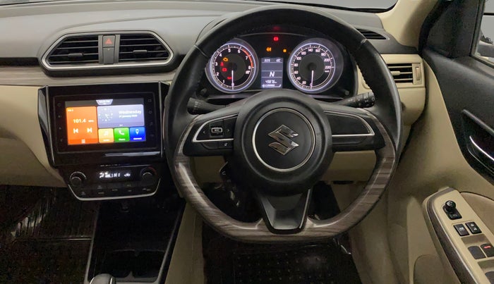 2020 Maruti Dzire ZXI AMT, Petrol, Automatic, 49,876 km, Steering Wheel Close Up