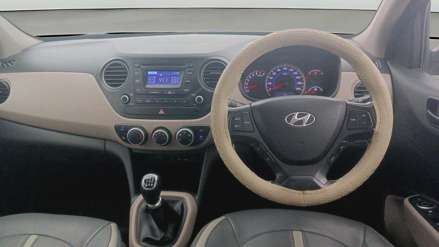 2014 Hyundai Grand i10 ASTA AT 1.2 KAPPA VTVT, Petrol, Automatic, 66,107 km, Steering Wheel Close Up