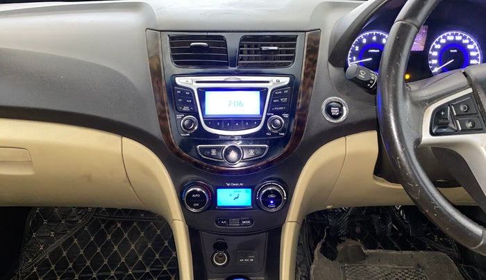 2014 Hyundai Verna FLUIDIC 1.6 VTVT SX OPT, Petrol, Manual, 69,713 km, Air Conditioner