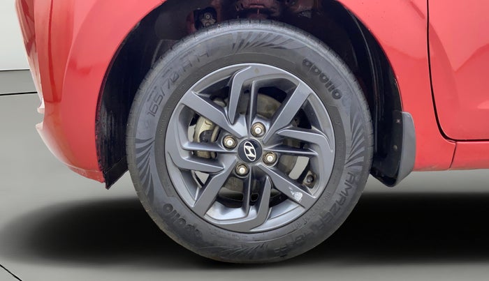 2021 Hyundai GRAND I10 NIOS SPORTZ AMT 1.2 KAPPA VTVT, Petrol, Automatic, 58,408 km, Left Front Wheel