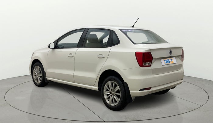 2017 Volkswagen Ameo HIGHLINE DSG 1.5 DIESEL , Diesel, Automatic, 1,00,607 km, Left Back Diagonal