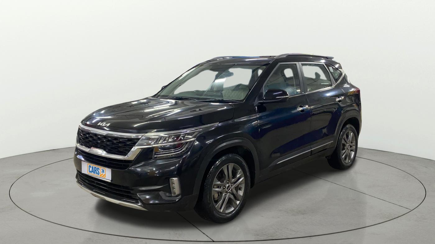 2022 KIA SELTOS HTX 1.5 PETROL, Petrol, Manual, 28,668 km, Left Front Diagonal