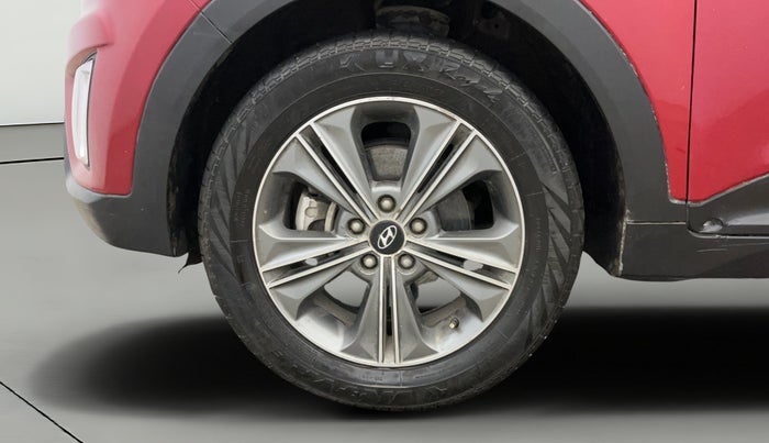 2017 Hyundai Creta SX PLUS AT 1.6 PETROL, Petrol, Automatic, 69,476 km, Left Front Wheel
