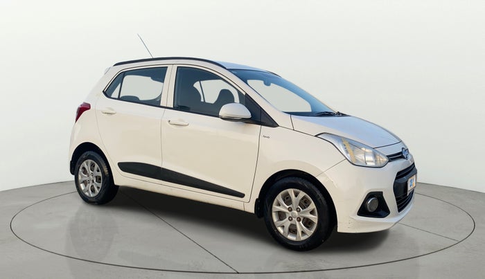 2015 Hyundai Grand i10 SPORTZ 1.2 KAPPA VTVT, Petrol, Manual, 78,822 km, Right Front Diagonal