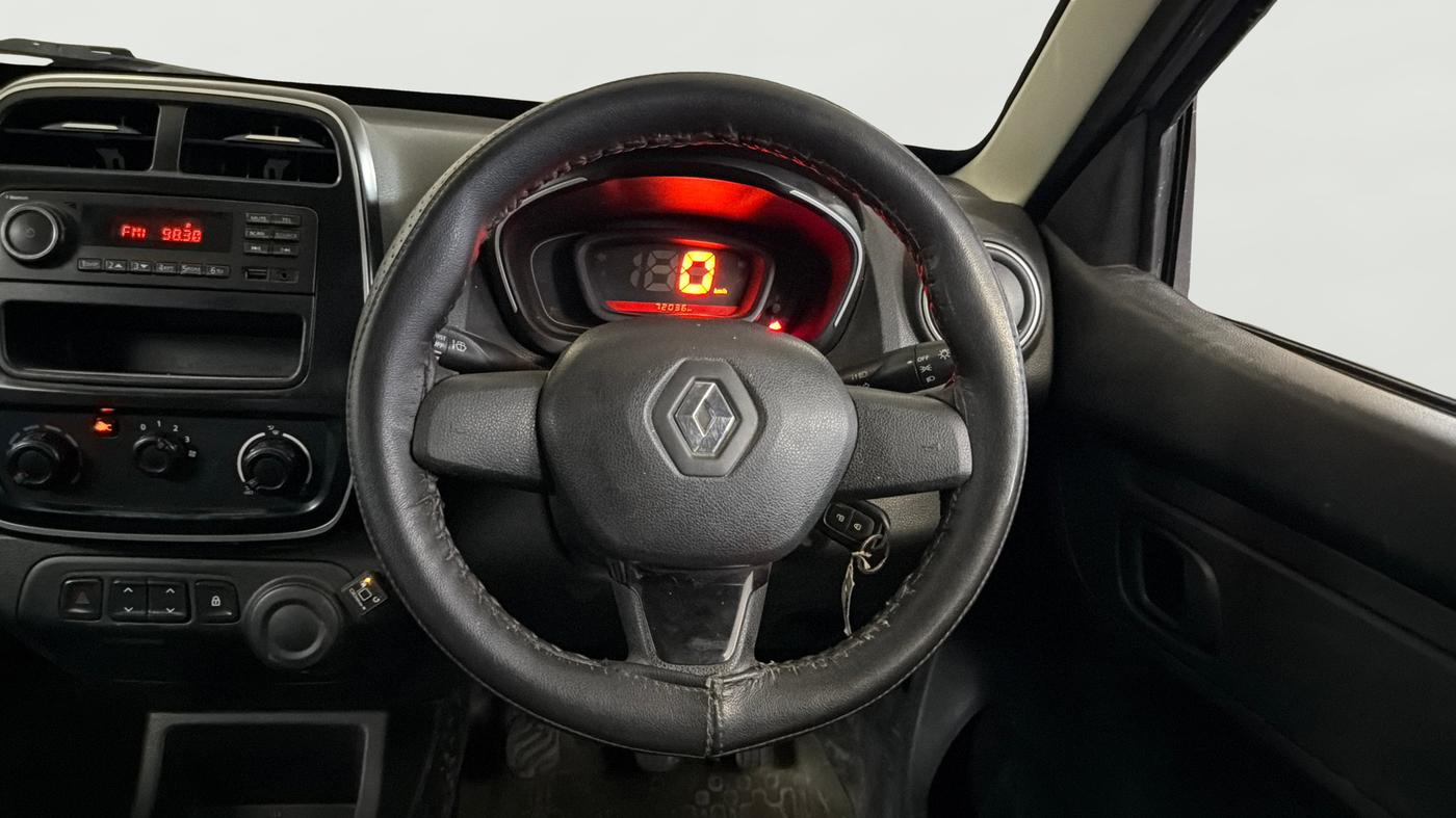 2018 Renault Kwid RXL, CNG, Manual, 72,027 km, Steering Wheel Close Up