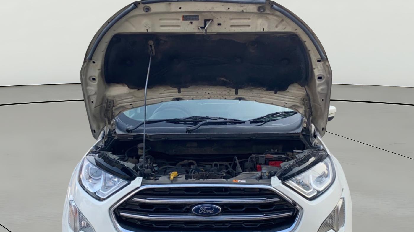 2019 Ford Ecosport TITANIUM + 1.5L PETROL, CNG, Manual, 1,24,712 km, Open Bonet