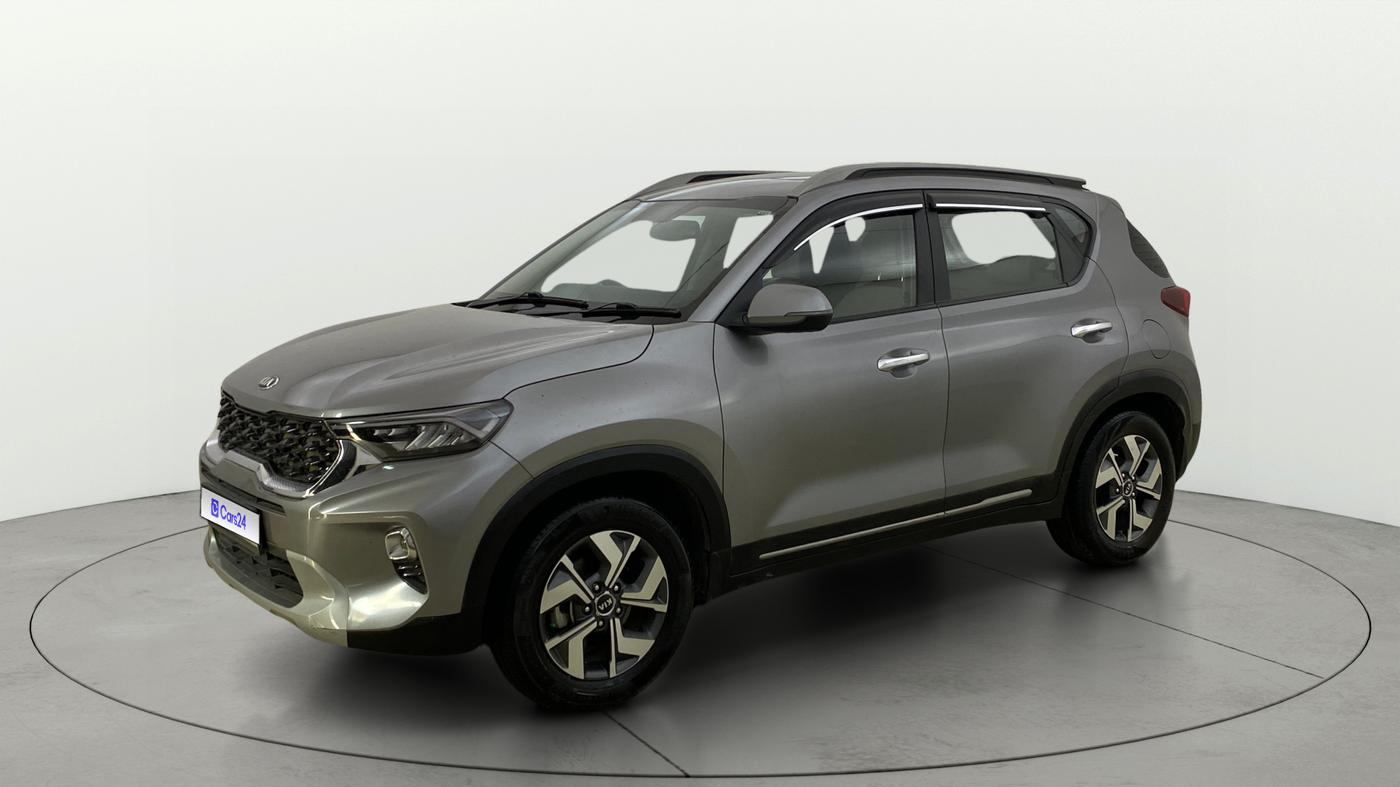 2021 KIA SONET HTX PLUS 1.0 IMT, Petrol, Manual, 87,291 km, Left Front Diagonal