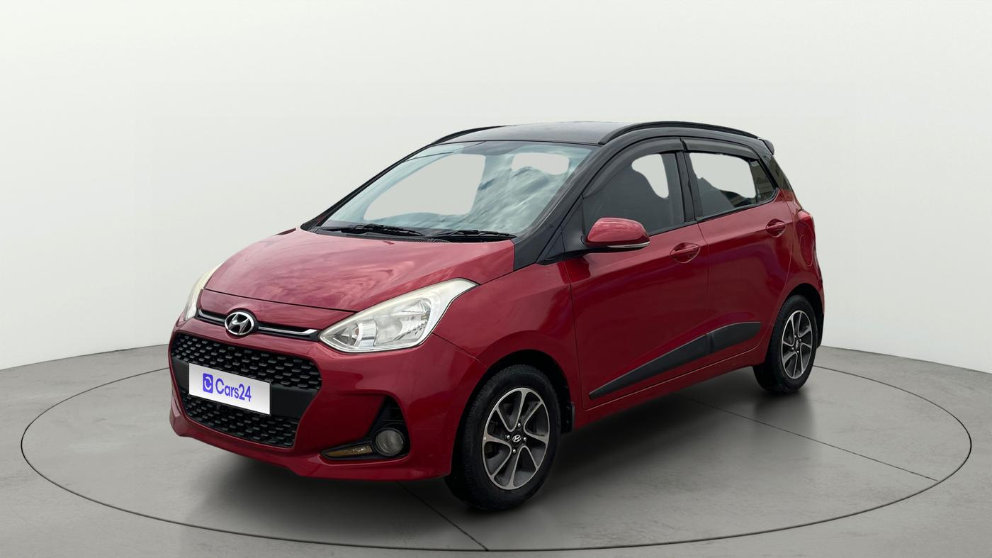 2019 Hyundai Grand i10 SPORTZ AT 1.2 KAPPA VTVT, Petrol, Automatic, 45,315 km, Left Front Diagonal