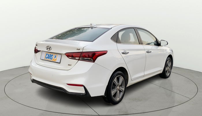 2019 Hyundai Verna 1.6 VTVT SX (O) AT, Petrol, Automatic, 57,083 km, Right Back Diagonal