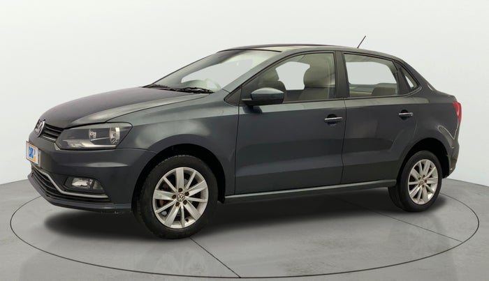 2016 Volkswagen Ameo HIGHLINE PLUS 1.5L AT 16 ALLOY, Diesel, Automatic, 1,07,334 km, Left Front Diagonal