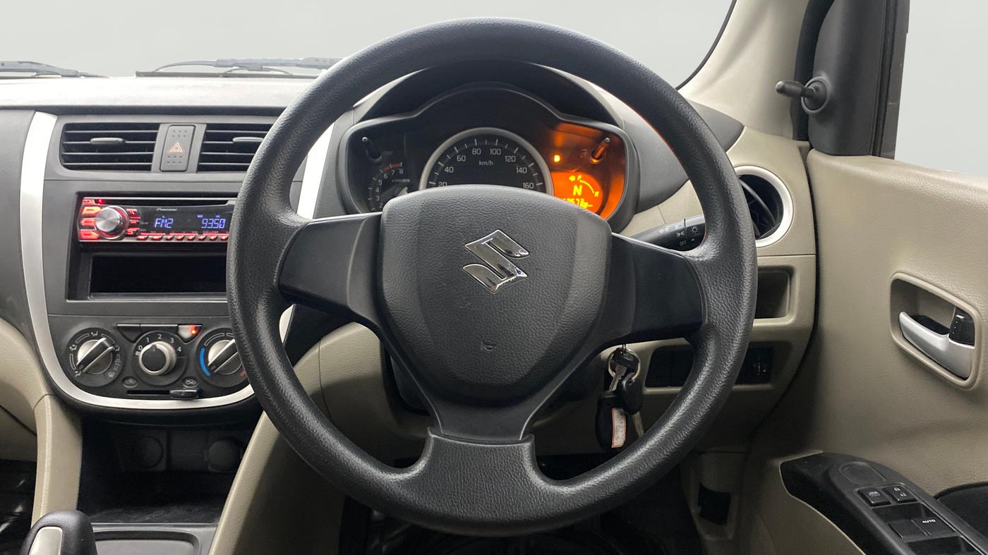 2015 Maruti Celerio VXI AMT, Petrol, Automatic, 52,622 km, Steering Wheel Close Up