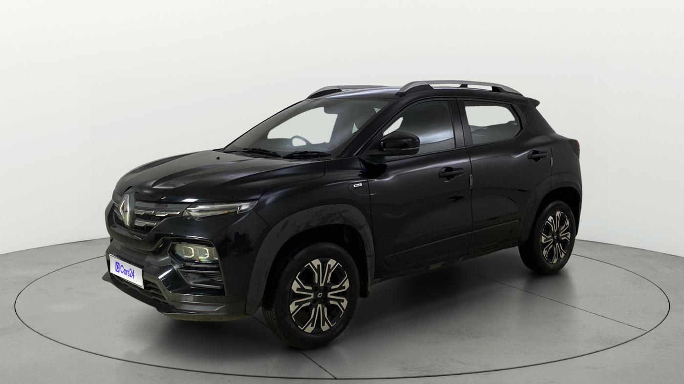 2024 Renault Kiger RXZ AMT, Petrol, Automatic, 45,096 km, Left Front Diagonal