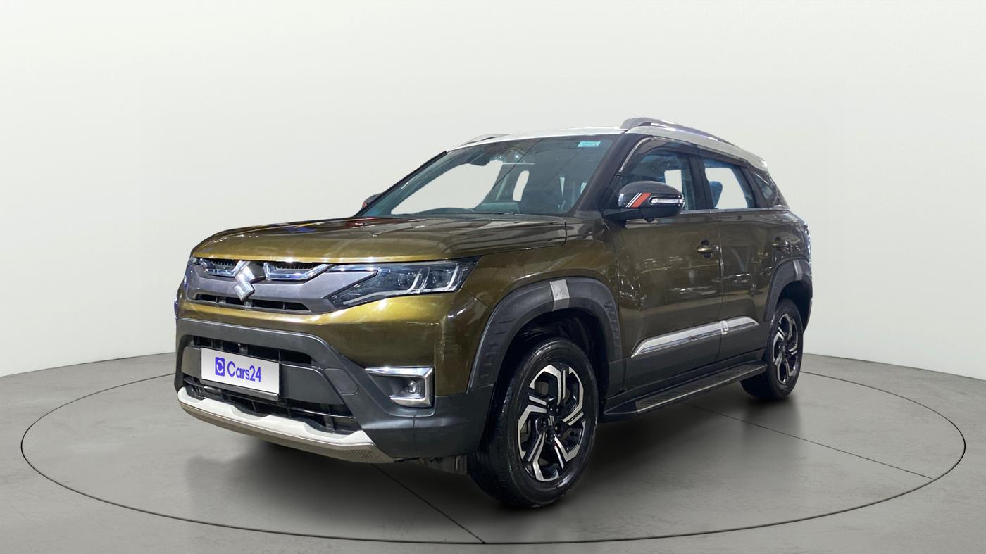2024 Maruti BREZZA ZXI + AT SMART HYBRID DUAL TONE, Petrol, Automatic, 47,475 km, Left Front Diagonal