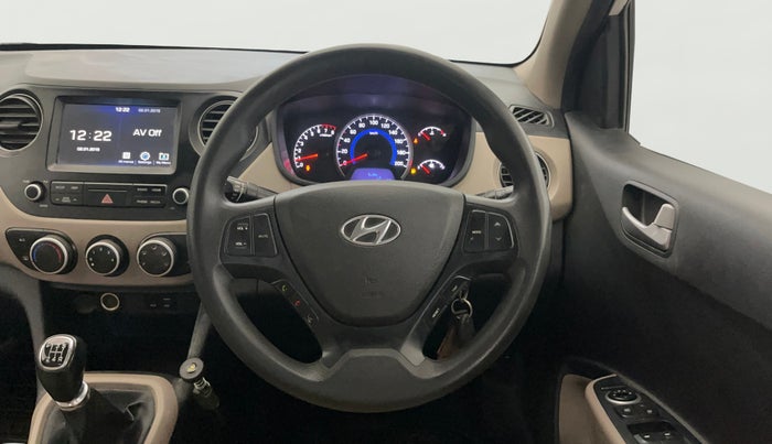 2017 Hyundai Grand i10 SPORTZ (O) 1.2 KAPPA VTVT, Petrol, Manual, 70,552 km, Steering Wheel Close Up