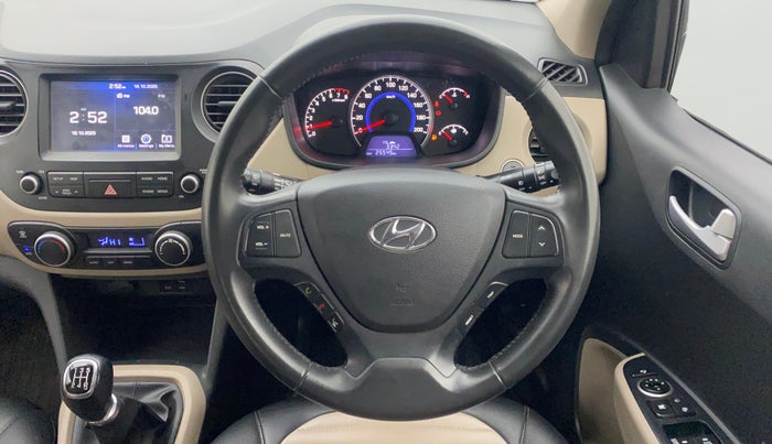 2017 Hyundai Grand i10 ASTA 1.2 KAPPA VTVT, Petrol, Manual, 25,506 km, Steering Wheel Close Up