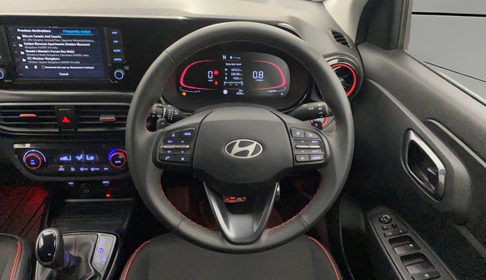 2024 Hyundai EXTER SX (O) Connect 1.2 AMT Knight Edition, Petrol, Automatic, 4,295 km, Steering Wheel Close Up