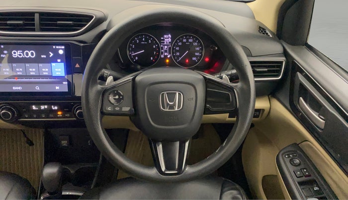 2018 Honda Amaze 1.2L I-VTEC V CVT, Petrol, Automatic, 1,30,378 km, Steering Wheel Close Up