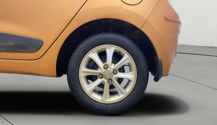 2015 Hyundai Grand i10 ASTA AT 1.2 KAPPA VTVT, Petrol, Automatic, 39,713 km, Left Rear Wheel