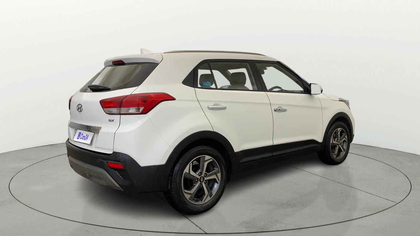 2018 Hyundai Creta SX (O) 1.6 PETROL, Petrol, Manual, 86,669 km, Right Back Diagonal