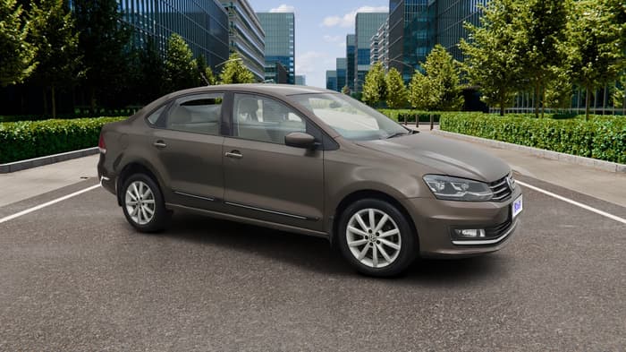 2018 Volkswagen Vento HIGHLINE PLUS 1.2 AT 16 ALLOY, Petrol, Automatic, 99,257 km, Right Front Diagonal