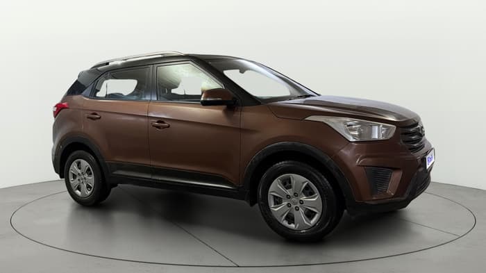 2017 Hyundai Creta E PLUS 1.6 PETROL, Petrol, Manual, 33,717 km, Right Front Diagonal