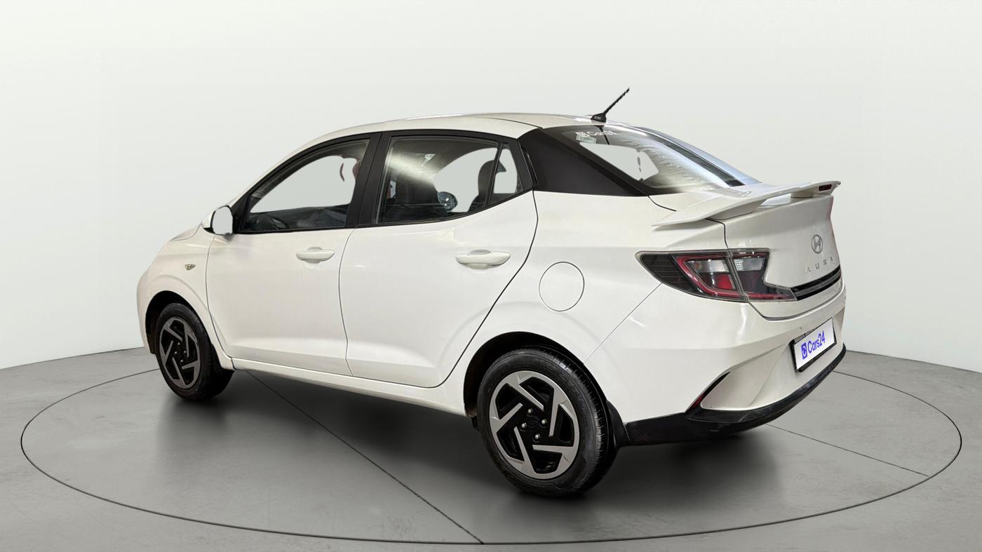 2023 Hyundai AURA S 1.2 CNG, CNG, Manual, 50,216 km, Left Back Diagonal