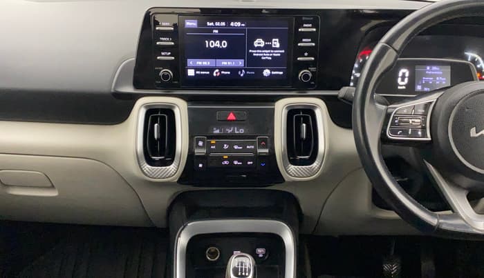 2021 KIA SONET HTX 1.0 IMT, Petrol, Manual, 1,09,541 km, Air Conditioner