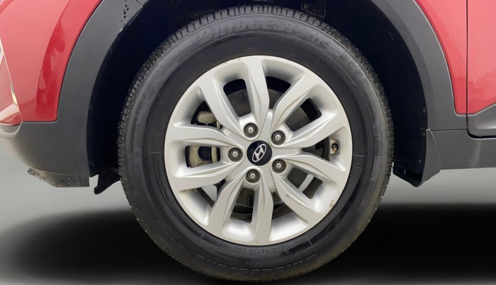 2018 Hyundai Creta SX 1.6 PETROL, Petrol, Manual, 56,592 km, Left Front Wheel