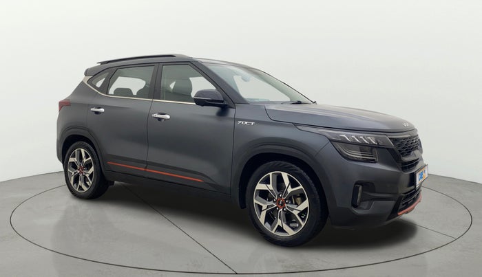 2021 KIA SELTOS X LINE 1.4 PETROL DCT, Petrol, Automatic, 50,082 km, Right Front Diagonal