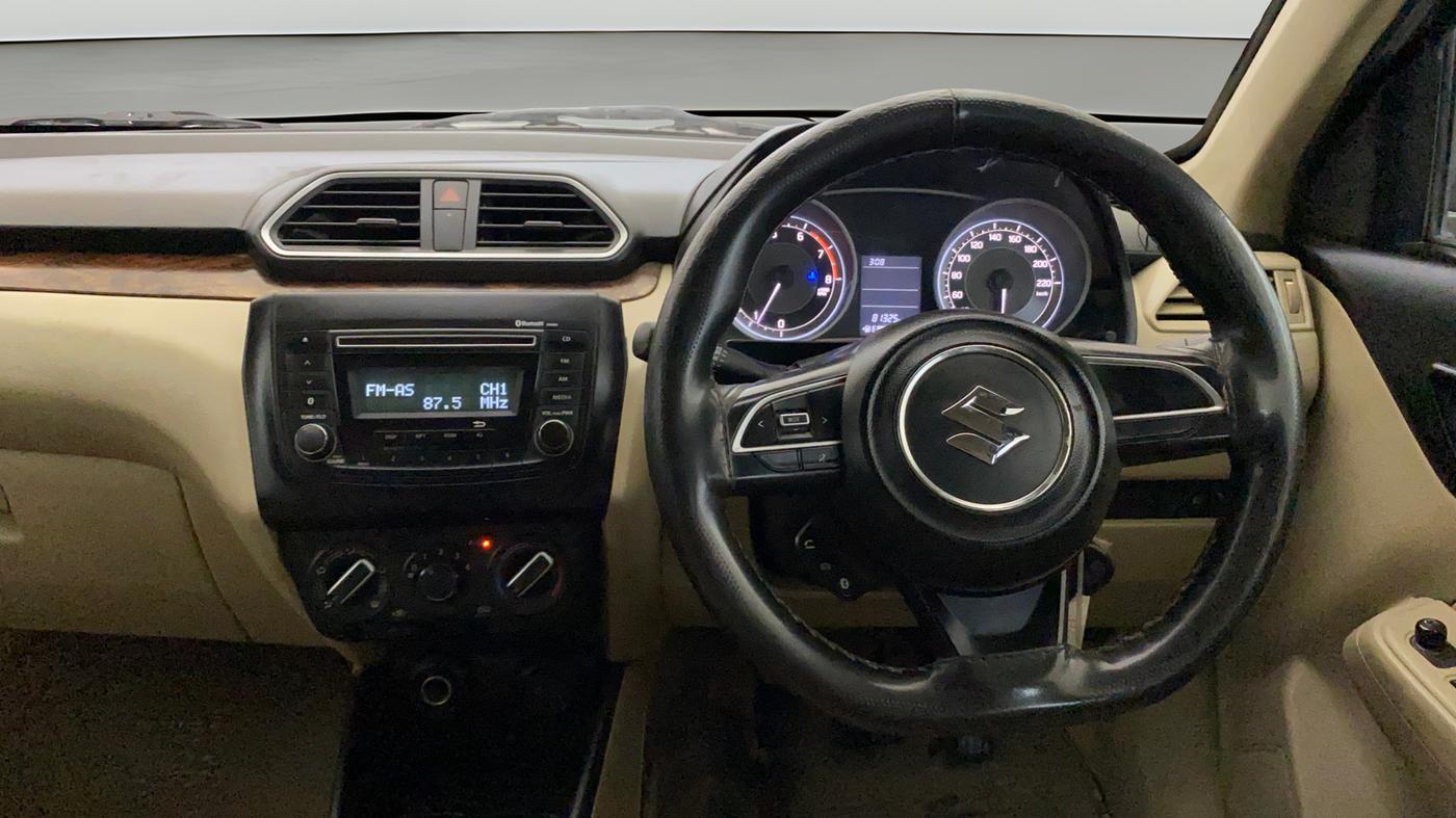2018 Maruti Dzire VXI, Petrol, Manual, 81,427 km, Steering Wheel Close Up