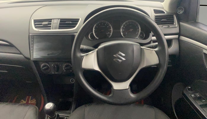 2013 Maruti Swift VXI, Petrol, Manual, 1,08,127 km, Steering Wheel Close Up