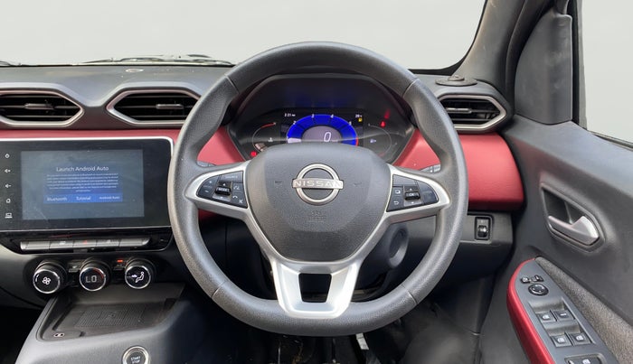 2022 Nissan MAGNITE XV RED EDITION, Petrol, Manual, 15,243 km, Steering Wheel Close Up