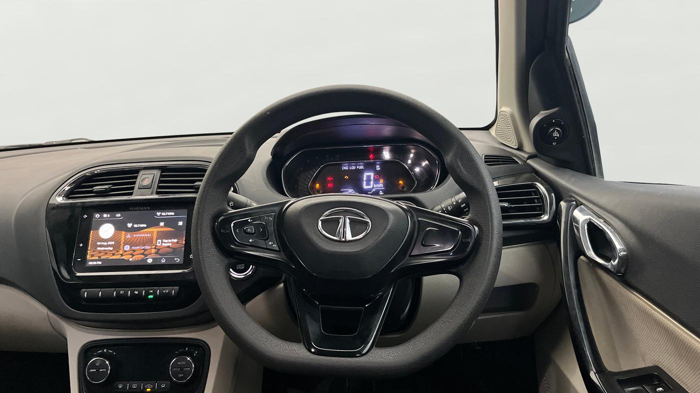 2022 Tata TIGOR XZ PLUS CNG, CNG, Manual, 88,585 km, Steering Wheel Close Up