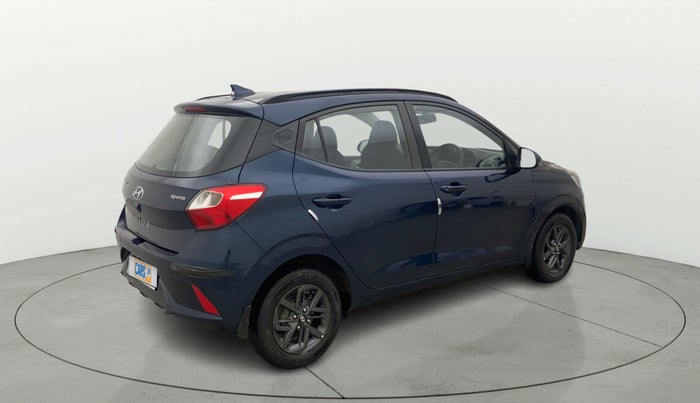 2020 Hyundai GRAND I10 NIOS SPORTZ AMT 1.2 KAPPA VTVT, Petrol, Automatic, 1,33,572 km, Right Back Diagonal