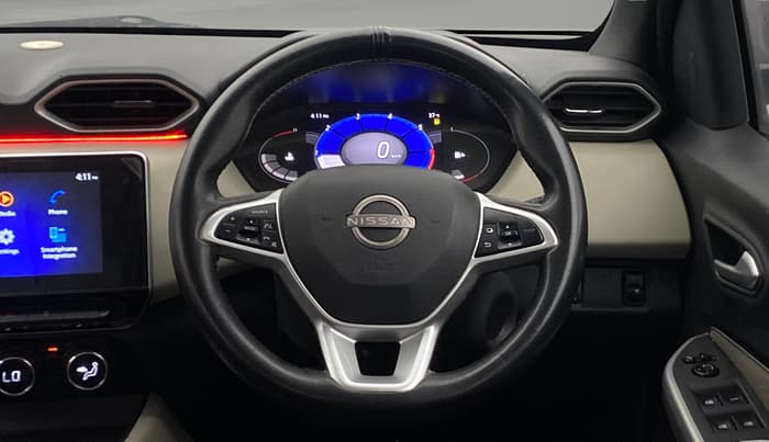 2022 Nissan MAGNITE XV TURBO, Petrol, Manual, 95,437 km, Steering Wheel Close Up