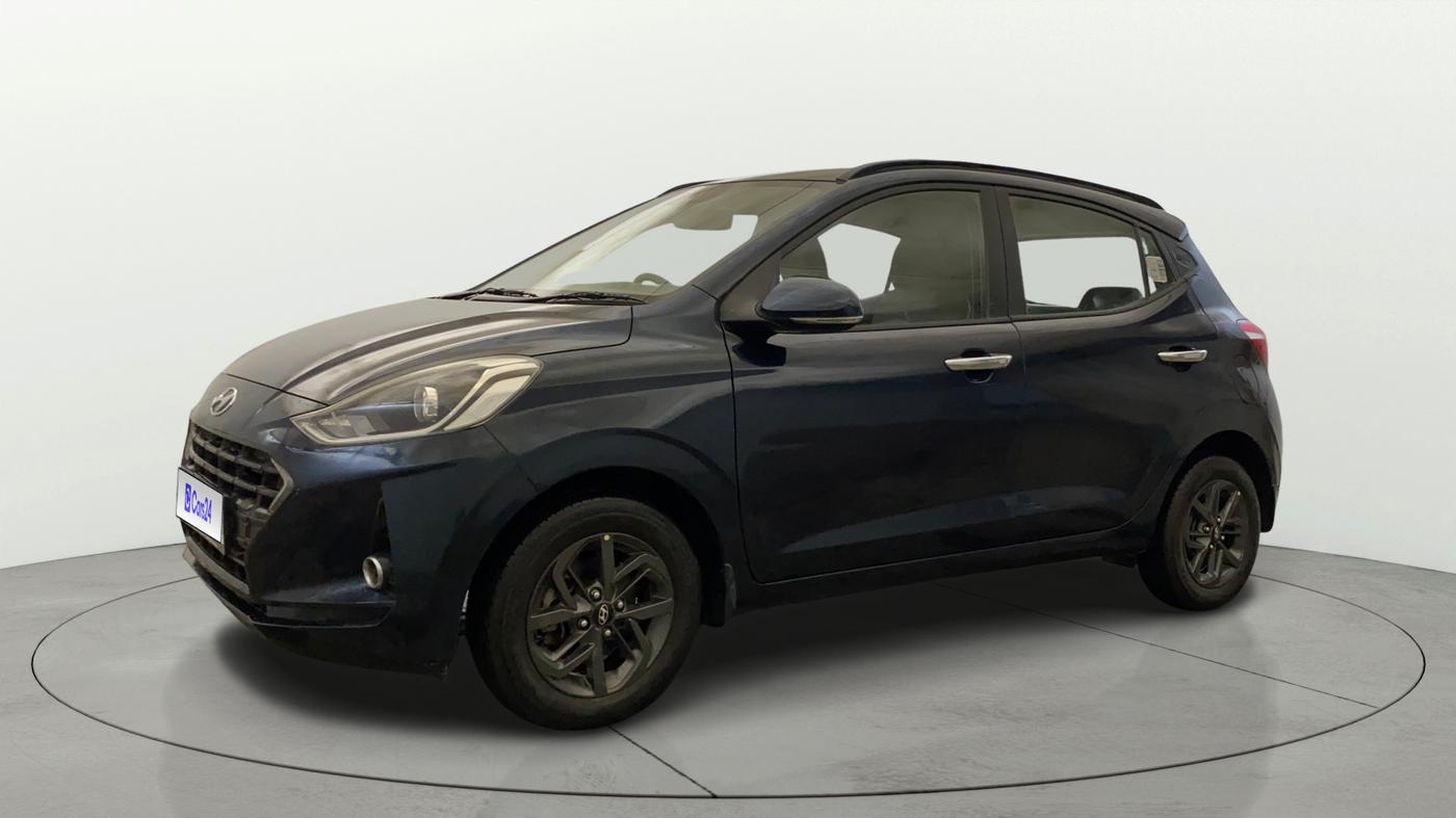 2020 Hyundai GRAND I10 NIOS SPORTZ AMT 1.2 KAPPA VTVT, Petrol, Automatic, 43,991 km, Left Front Diagonal
