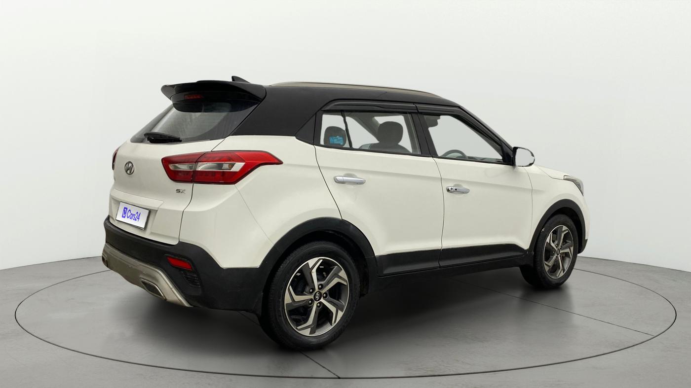 2019 Hyundai Creta SX SPORTS EDITION 1.6 PETROL DUAL TONE, Petrol, Manual, 35,189 km, Right Back Diagonal