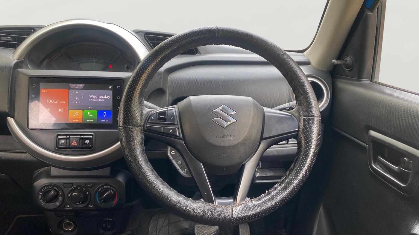 2019 Maruti S PRESSO VXI PLUS AMT, Petrol, Automatic, 65,473 km, Steering Wheel Close Up