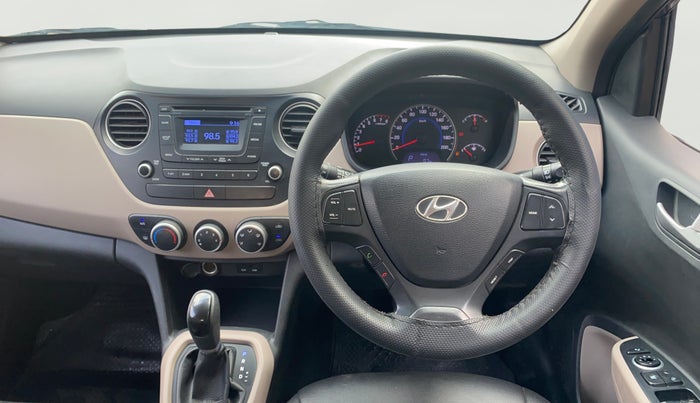 2014 Hyundai Grand i10 ASTA AT 1.2 KAPPA VTVT, Petrol, Automatic, 1,12,492 km, Steering Wheel Close Up
