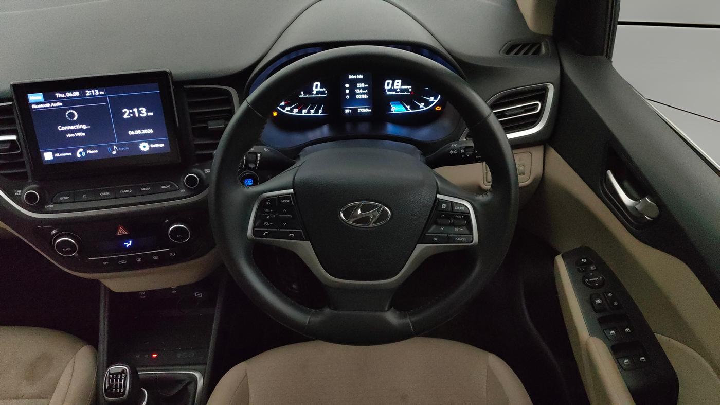 2020 Hyundai Verna SX 1.5 VTVT, Petrol, Manual, 27,283 km, Steering Wheel Close Up