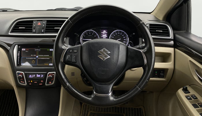 2018 Maruti Ciaz ALPHA 1.4 PETROL, Petrol, Manual, 46,768 km, Steering Wheel Close Up