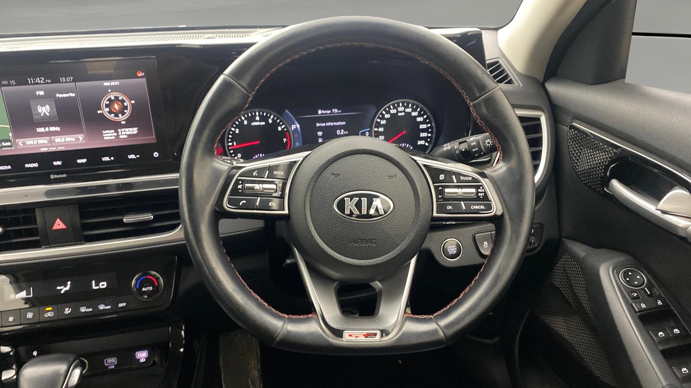 2019 KIA SELTOS GTX AT 1.4 PETROL, Petrol, Automatic, 83,826 km, Steering Wheel Close Up