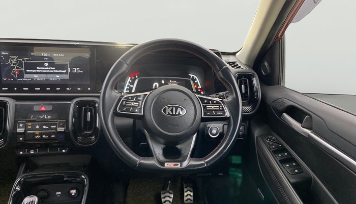 2020 KIA SONET GTX PLUS 1.0 IMT, Petrol, Manual, 77,680 km, Steering Wheel Close Up