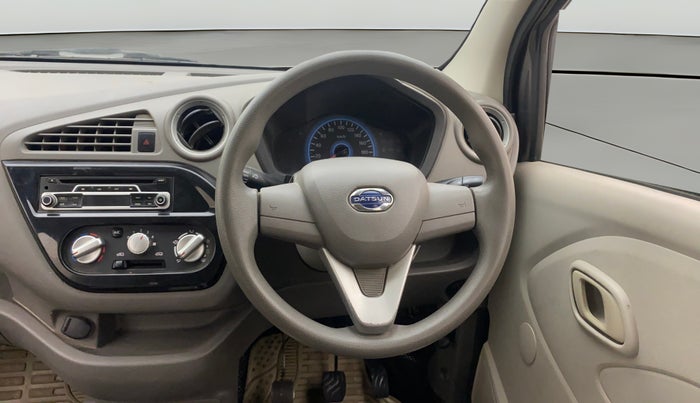 2017 Datsun Redi Go T (O), Petrol, Manual, 1,11,524 km, Steering Wheel Close Up