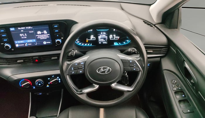 2021 Hyundai NEW I20 SPORTZ 1.2 MT, Petrol, Manual, 1,49,924 km, Steering Wheel Close Up