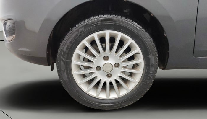 2015 Tata Zest XT PETROL, Petrol, Manual, 75,248 km, Left Front Wheel